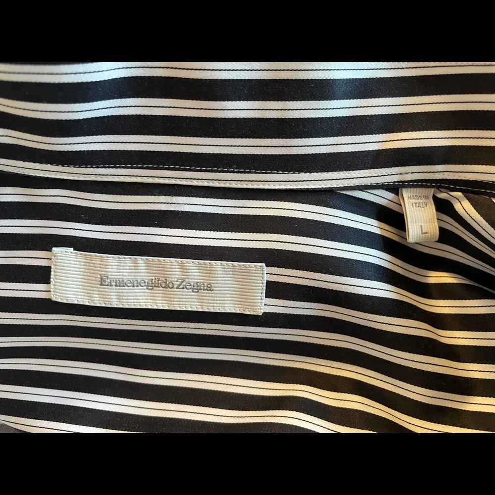 Ermenegildo Zegna stripe dress shirt - Picture 5 of 7